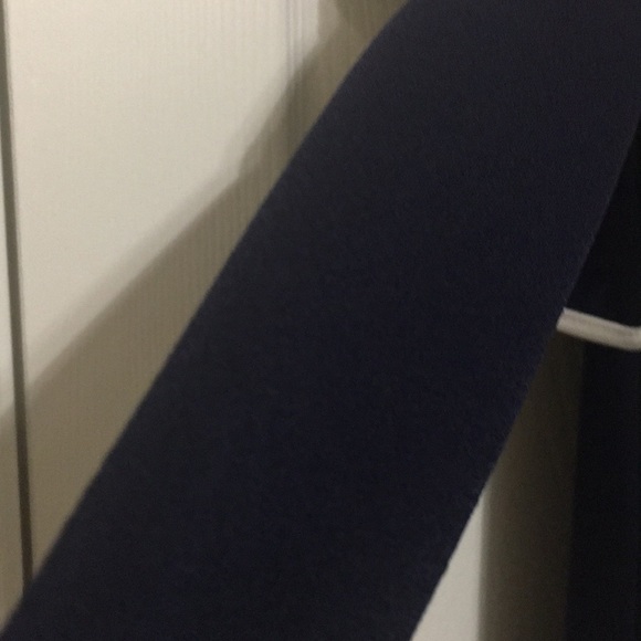 Navy Blue Ruffle Jumpsuit - Picture 4 of 4